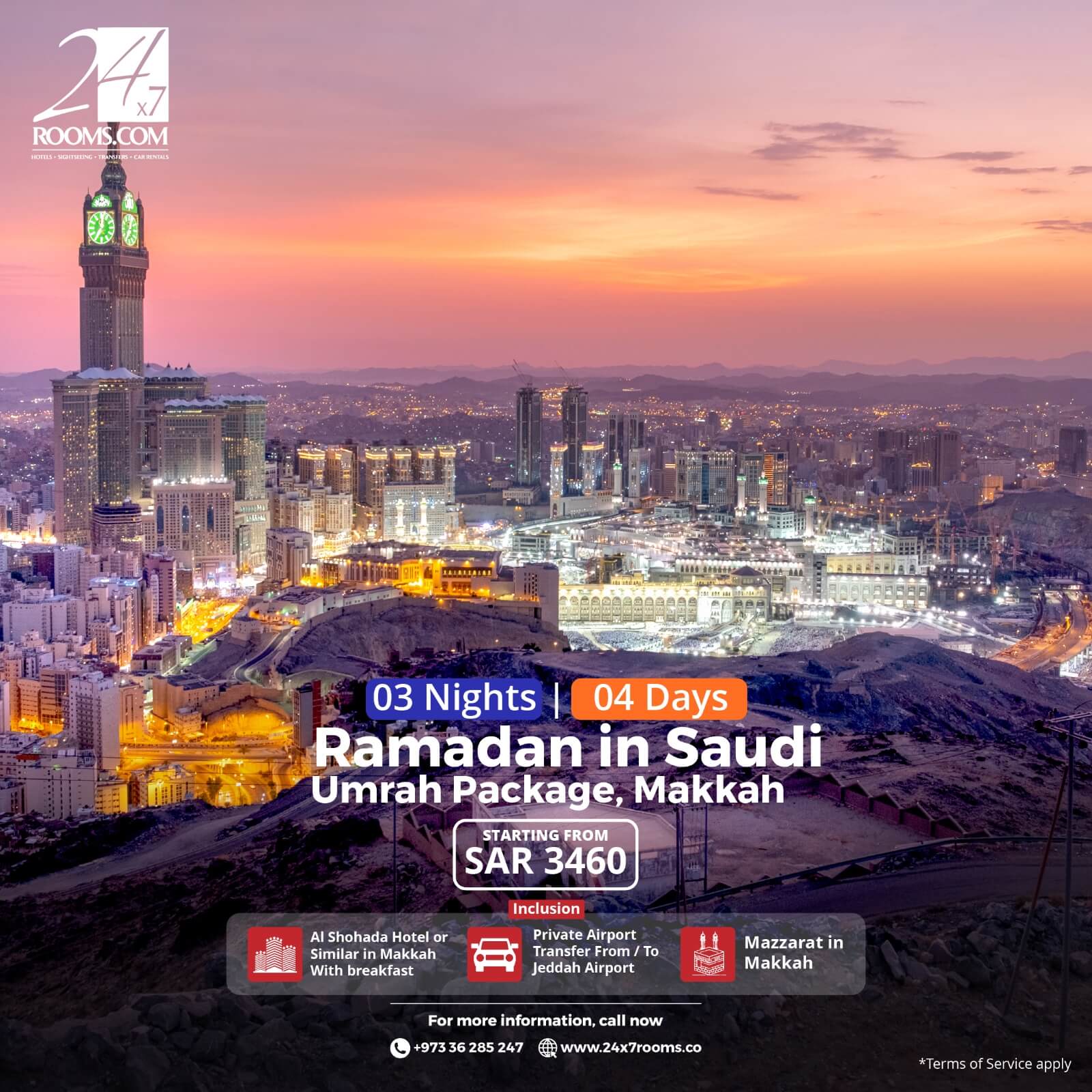 Enjoy Ramadan In Saudi 24x7Rooms