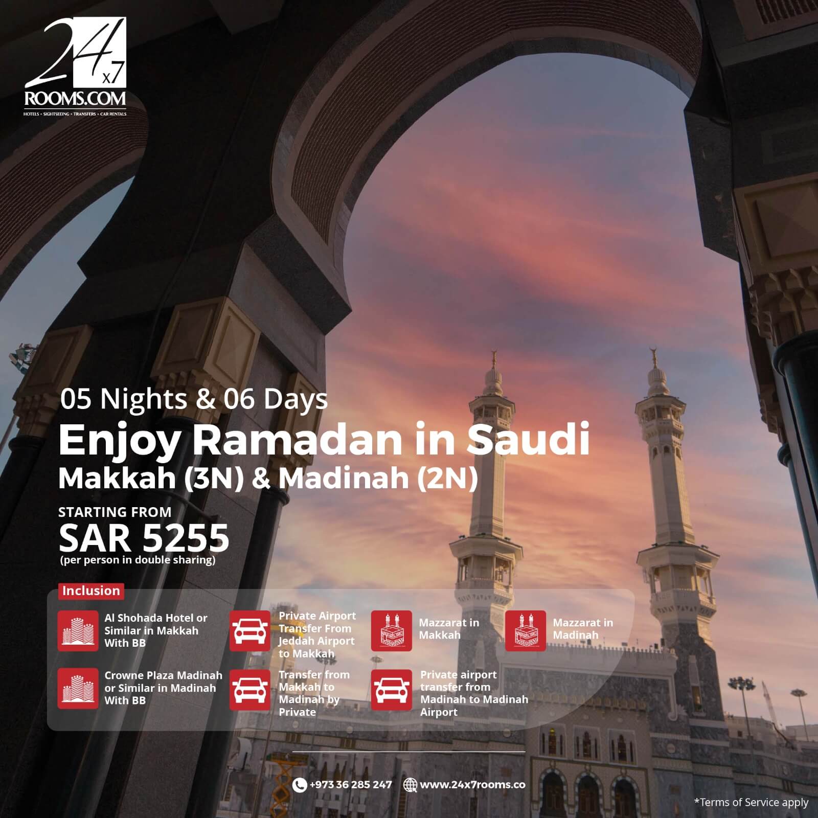 Ramadan Packages Saudi 24x7Rooms